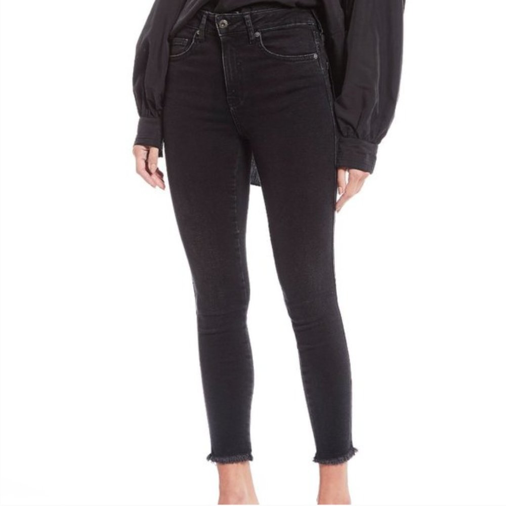 Free People Raw Hem High Rise Jegging